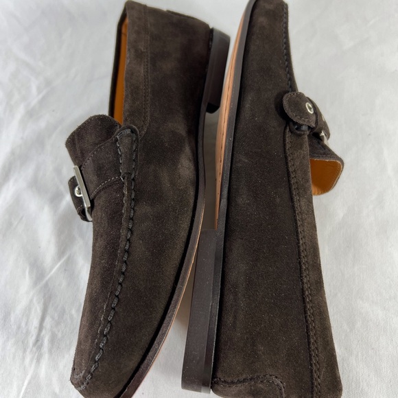 TOD'S Pellame Brown Suede Buckle Loafers Made in Italy Marked as 7-8.5US - Picture 8 of 12